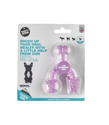 Tasty bone trio bone toy lampone e menta
