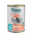 Oasy monoprotein formula cane puppy medium large pate salmone umido 400 gr