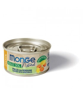 Monge cane natural pollo con verdure 95 gr