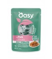 Oasy superior formula gatto adult sterilized maiale 85 gr