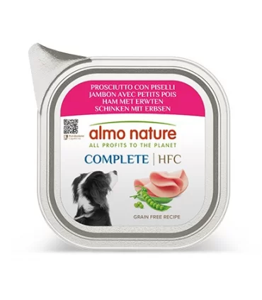 Almo Nature Cane Complete HFC Prosciutto con piselli 85 gr