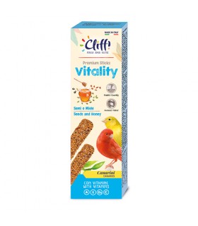 Cliffi sticks canarini con miele + semi salute "vitality" 60 gr