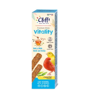 Cliffi sticks canarini con miele + semi salute "vitality" 60 gr