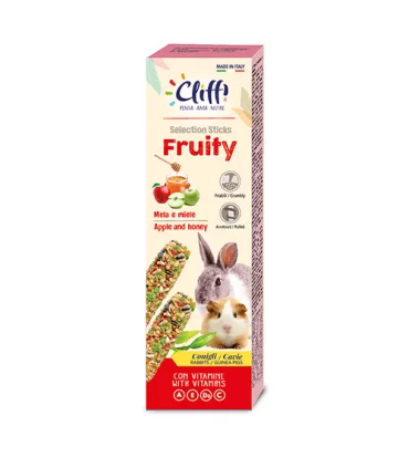 Cliffi sticks conigli - cavie "fruity" 110 gr
