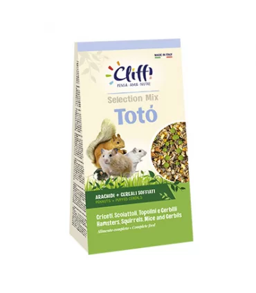 Cliffi toto' new superior per criceti 900 gr