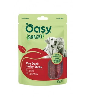 Oasy cane snacky tranci di anatra 80 gr