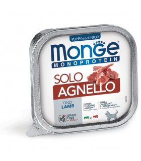 Monge puppy & junior monoprotein solo agnello 150 gr