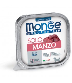 Monge puppy & junior monoprotein solo manzo 150 gr
