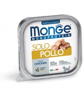 Monge puppy & junior monoprotein solo pollo 150 gr
