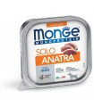 Monge cane monoprotein solo anatra 150 gr