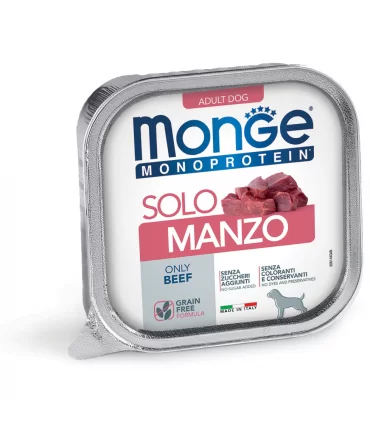 Monge cane monoprotein solo manzo 150 gr