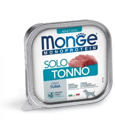 Monge cane monoprotein solo tonno 150 gr