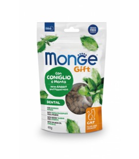Monge gatto gift dental con coniglio e menta 60 gr