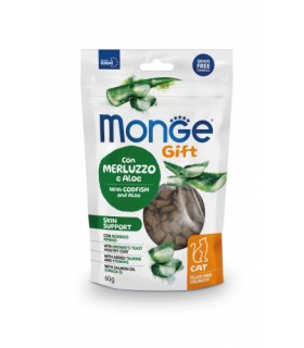 Monge gatto gift skin support con merluzzo e aloe 60 gr