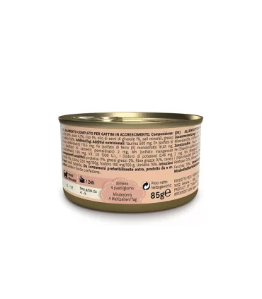 Schesir kitten care 3-12 jelly pollo con aloe 85 gr