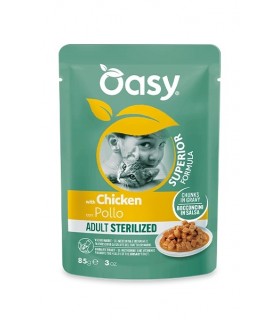 Oasy superior formula gatto adult sterilized pollo bustina 85 gr