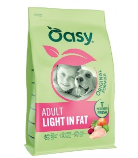 Oasy original formula cane adult light in fat pollo 2 kg