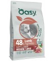 Oasy monoprotein formula cane puppy & junior medium large agnello 2 kg