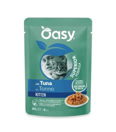Oasy superior formula kitten tonno bustina 85 gr
