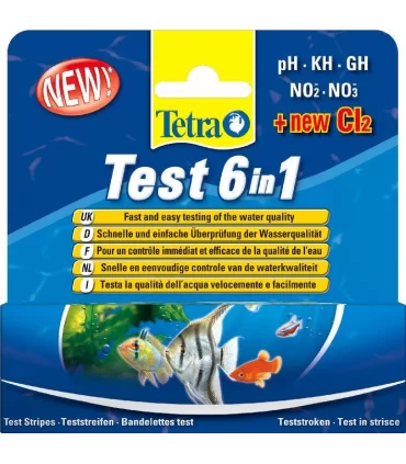Tetra test strisce 6 in 1