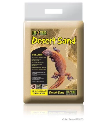 Exo Terra DESERT SAND YELLOW 10LB-4,5KG PT-3103