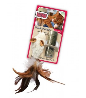 KONG CAT FEATHER MOUSE
