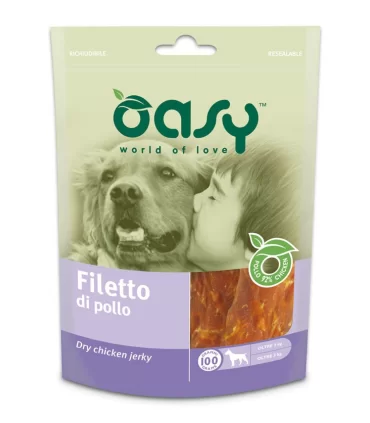 Oasy snack cane filetto di pollo 100 gr