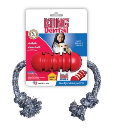 KONG DENTAL MEDIUM WITH ROPE