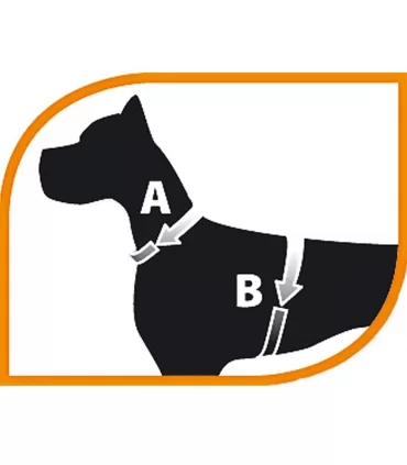 Ferplast daytona P large rossa pettorina