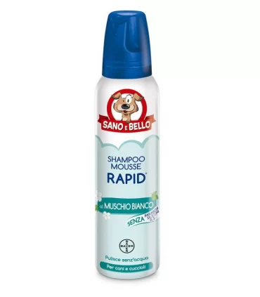 Bayer Shampoo Mousse Rapid Muschio Bianco 300 ml sano & bello