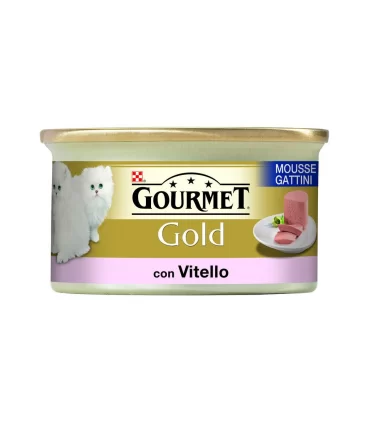 Gourmet gold mousse gattini con vitello 85 gr
