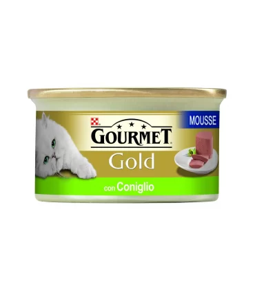 Gourmet gold mousse con coniglio 85 gr