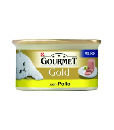 Gourmet gold mousse con pollo 85 gr