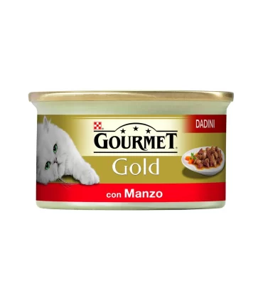 Gourmet gold dadini con manzo 85 gr