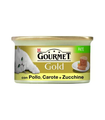 Gourmet gold pate con pollo carote e zucchine 85 gr