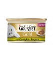 Gourmet gold doppio piacere con coniglio e fegato 85 gr