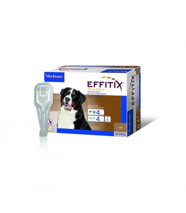 VIRBAC EFFITIX 4 pipette cani 40-60 KG