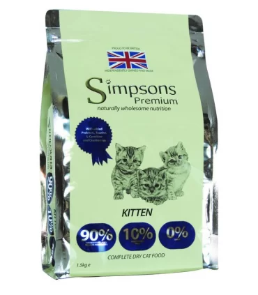 Simpsons kitten mix pollo, pesce e tacchino 1,5 kg