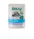 Oasy gatto wet bustina bocconcini mature e senior salmone 85 gr