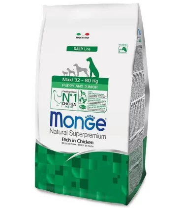 Monge cane puppy and junior maxi 12 kg