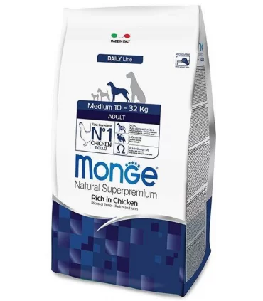 Monge cane adult medium pollo 12 kg