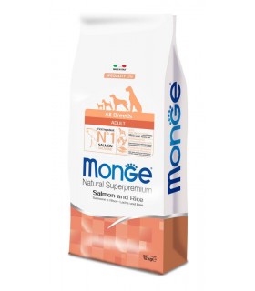 Monge cane all breeds salmone e riso 12 kg