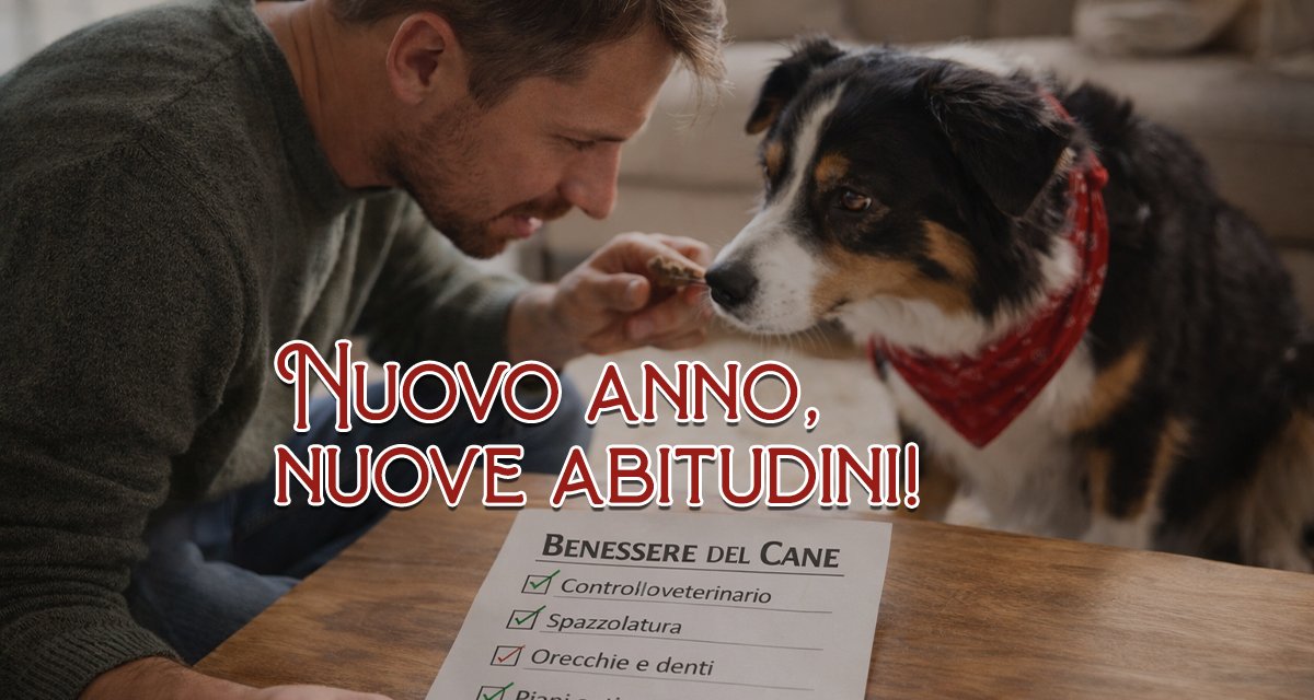 Nuovo anno, nuove abitudini: buoni propositi di gennaio per il benessere del tuo cane