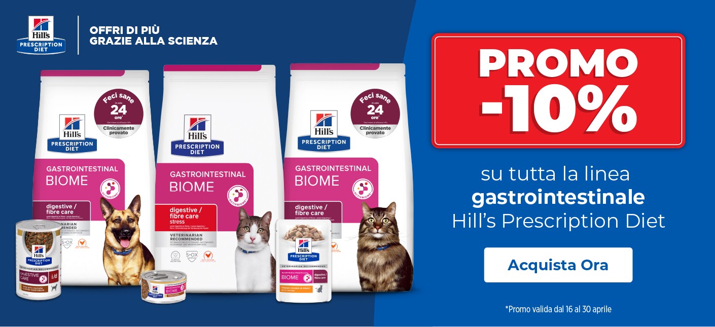 Hill's Science Plan aprile 2026 activebiome+ secchi