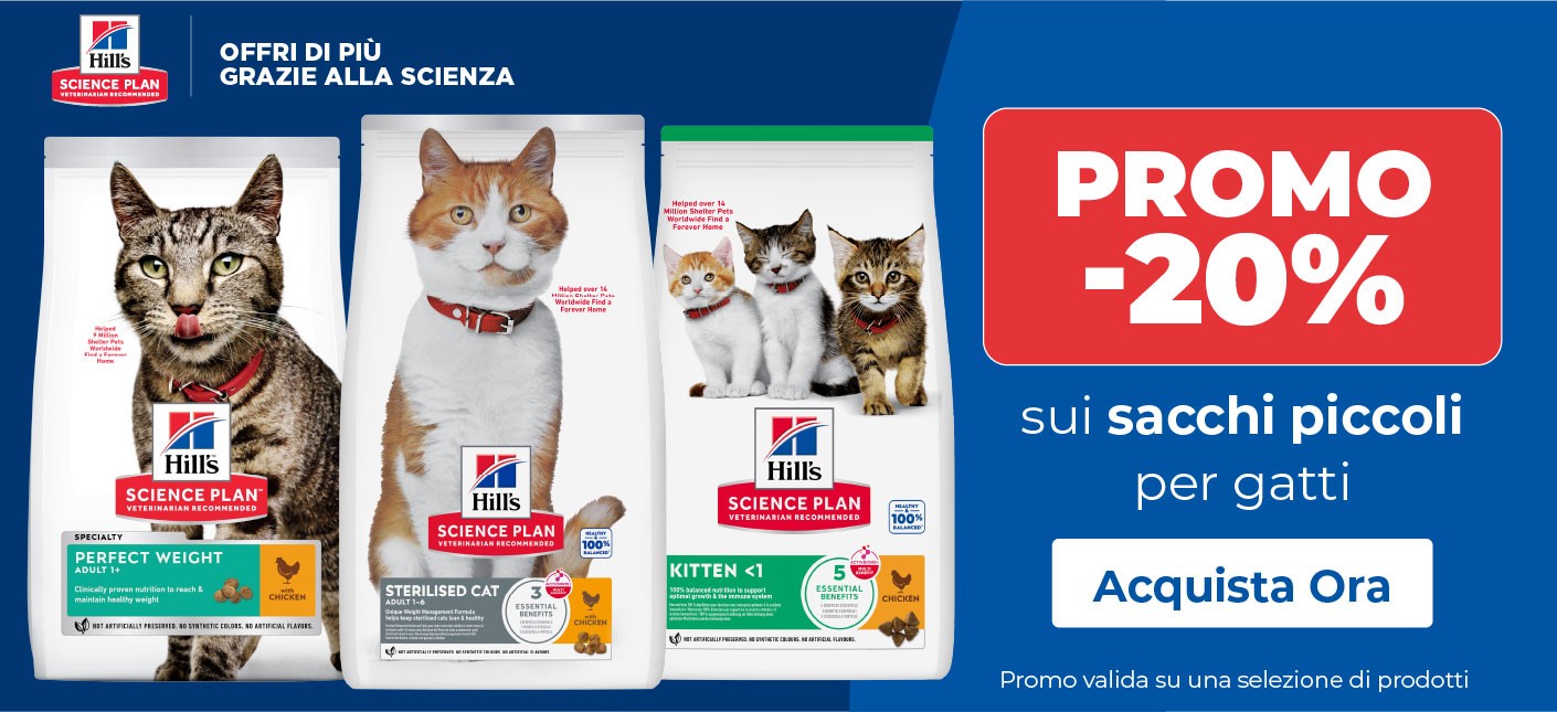 Hill's Science Plan Gatto: sconto del 20%