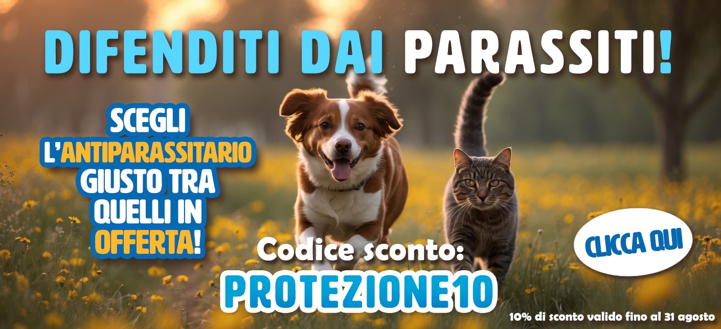 Promozione Antiparassitari: sconto del 10%